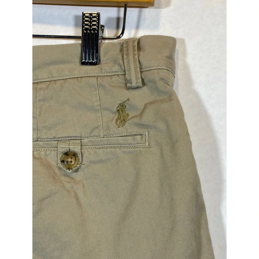 Tan Polo Ralph Lauren Chino Shorts Stretch Classic Fit 32 Mens